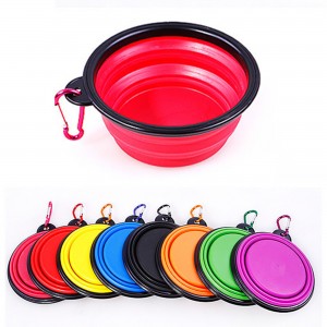Pet Collapsible Bowl W/Carabiner