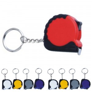 Retractable Tape Measure Ruler Keychain