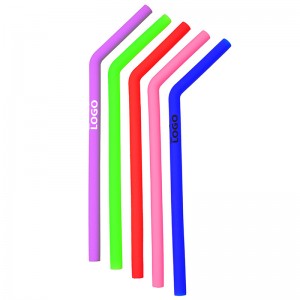 Long Flexible Silicone Drinking Straws