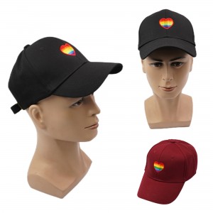 Embroidered Rainbow Hat