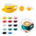 10 OZ Ceramic Coffee Cup Set