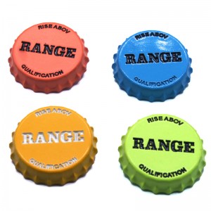 Custom Baking Painting Painted Metal Badge